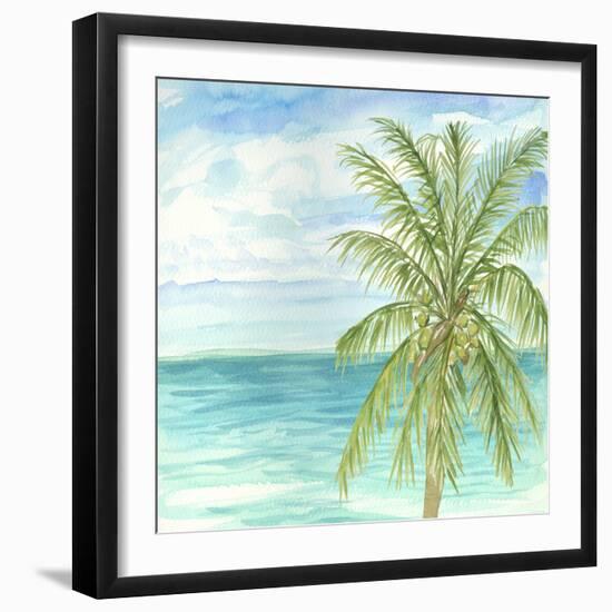 Refreshing Coastal Breeze II-Nicholas Biscardi-Framed Art Print