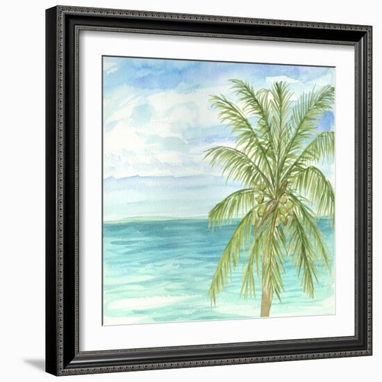 Refreshing Coastal Breeze II-Nicholas Biscardi-Framed Art Print