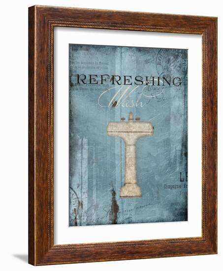 Refreshing Wash-Jace Grey-Framed Art Print