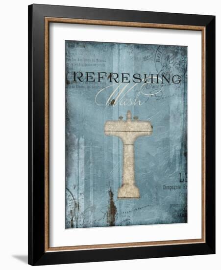 Refreshing Wash-Jace Grey-Framed Art Print