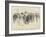 Refreshments at the Back of the Admiralty Stand-Frank Craig-Framed Giclee Print