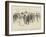 Refreshments at the Back of the Admiralty Stand-Frank Craig-Framed Giclee Print