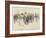 Refreshments at the Back of the Admiralty Stand-Frank Craig-Framed Giclee Print