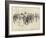 Refreshments at the Back of the Admiralty Stand-Frank Craig-Framed Giclee Print