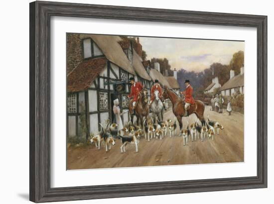 Refreshments at the Inn-Warren Williams-Framed Giclee Print