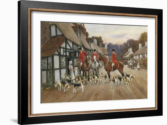 Refreshments at the Inn-Warren Williams-Framed Giclee Print