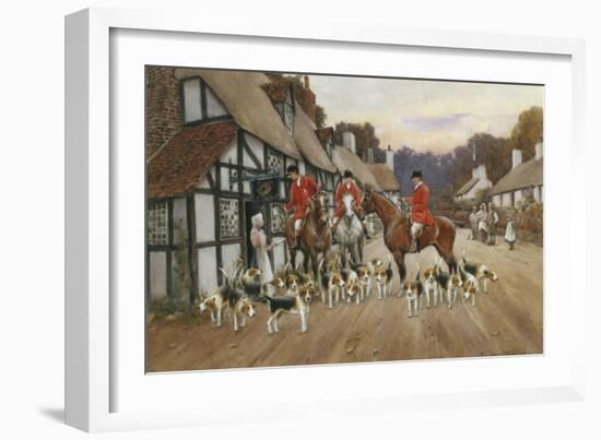 Refreshments at the Inn-Warren Williams-Framed Giclee Print