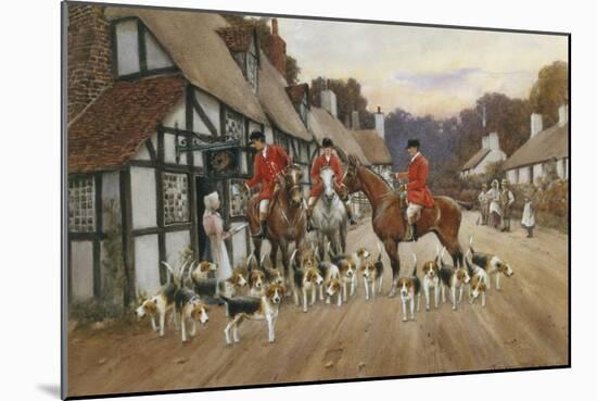 Refreshments at the Inn-Warren Williams-Mounted Giclee Print