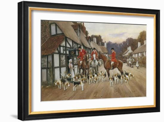 Refreshments at the Inn-Warren Williams-Framed Giclee Print