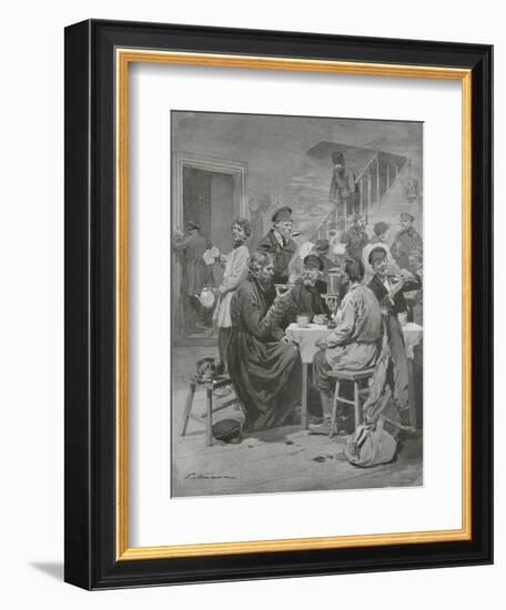 Refreshments, Coffee and Vodka-Frederic De Haenen-Framed Giclee Print