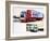 Refrigerated Trucks-English School-Framed Giclee Print