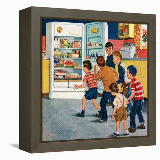 "Refrigerator Raid", February 19, 1955-Amos Sewell-Framed Premier Image Canvas