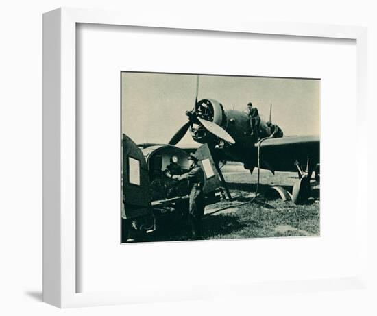 Refuelling a Wellesley Bomber, 1940-Unknown-Framed Photographic Print