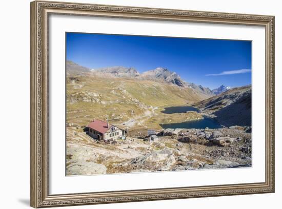 Refuge Citta Di Chivasso. Lakes of Nivolet-Roberto Moiola-Framed Photographic Print