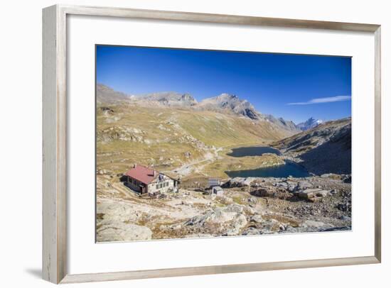 Refuge Citta Di Chivasso. Lakes of Nivolet-Roberto Moiola-Framed Photographic Print