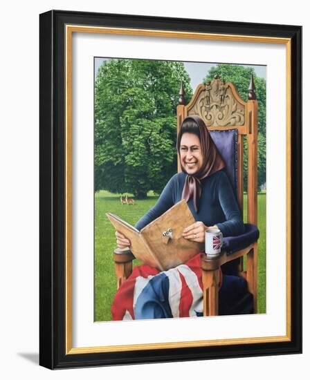 Refugee from England, 1975-Graham Dean-Framed Giclee Print