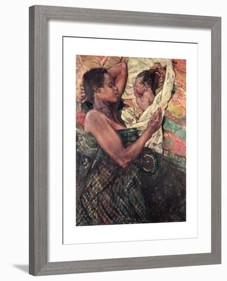 Refugee Mother and Baby, Goma, 1997-Hector McDonnell-Framed Giclee Print