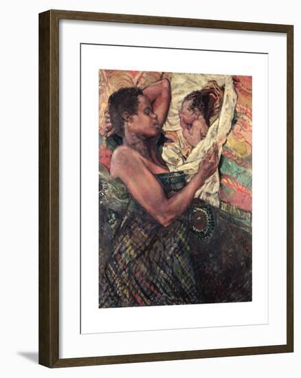 Refugee Mother and Baby, Goma, 1997-Hector McDonnell-Framed Giclee Print