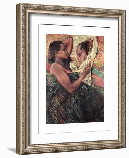 Refugee Mother and Baby, Goma, 1997-Hector McDonnell-Framed Giclee Print