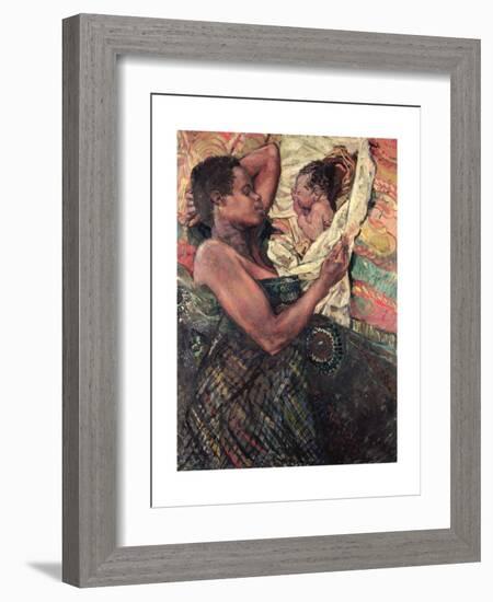 Refugee Mother and Baby, Goma, 1997-Hector McDonnell-Framed Giclee Print