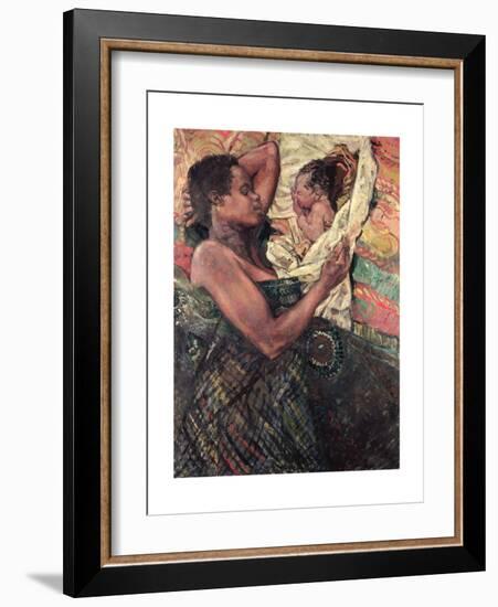 Refugee Mother and Baby, Goma, 1997-Hector McDonnell-Framed Giclee Print