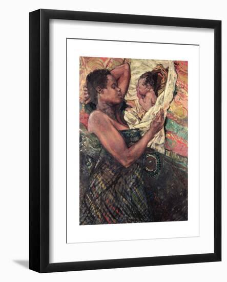 Refugee Mother and Baby, Goma, 1997-Hector McDonnell-Framed Giclee Print