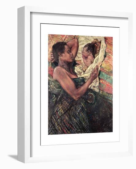 Refugee Mother and Baby, Goma, 1997-Hector McDonnell-Framed Giclee Print