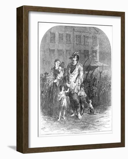 Refugees from Northern Missouri Entering St. Louis, Pub. C.1894-Henry Louis Stephens-Framed Giclee Print