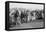 Refugees in the lineup for food in the camp for flood refugees in Forrest City, Arkansas, 1937-Walker Evans-Framed Premier Image Canvas