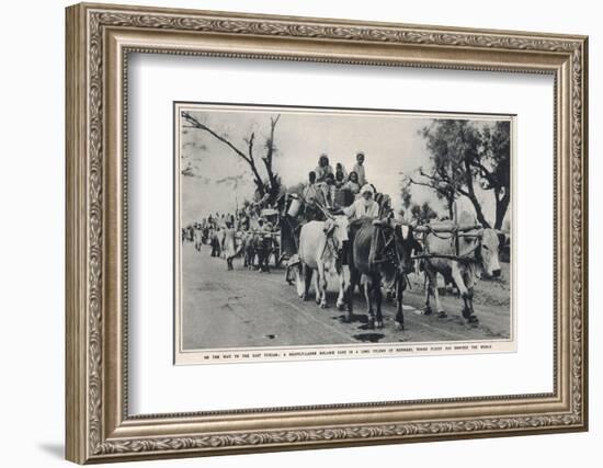 Refugees Leave East Punjab to Head to India-null-Framed Photographic Print