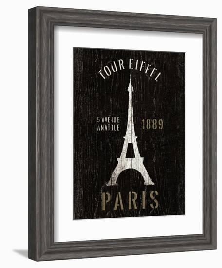 Refurbished Eiffel Tower-Wild Apple Portfolio-Framed Art Print