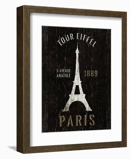 Refurbished Eiffel Tower-Wild Apple Portfolio-Framed Art Print