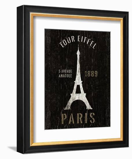 Refurbished Eiffel Tower-Wild Apple Portfolio-Framed Art Print