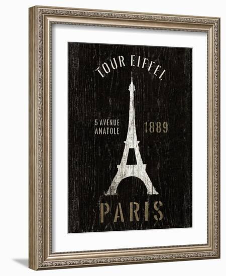 Refurbished Eiffel Tower-Wild Apple Portfolio-Framed Art Print