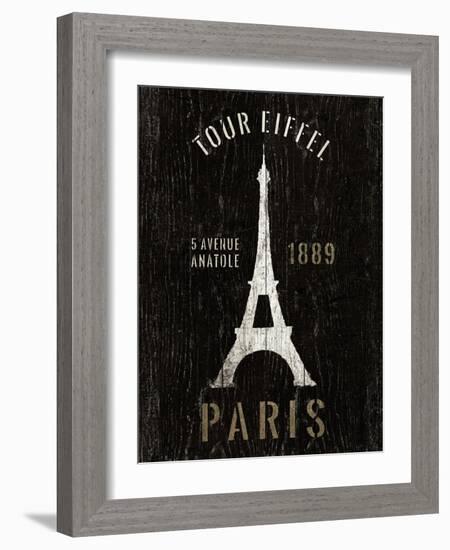 Refurbished Eiffel Tower-Wild Apple Portfolio-Framed Art Print