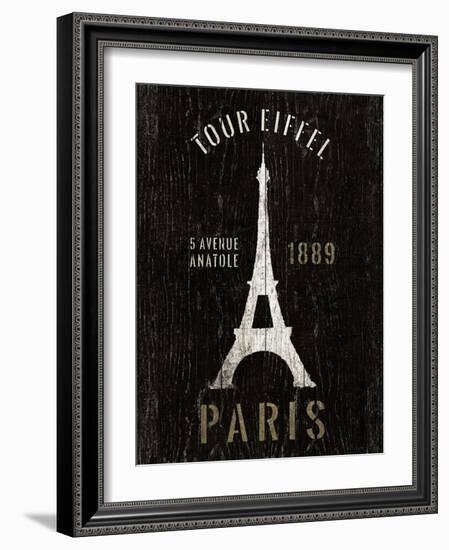 Refurbished Eiffel Tower-Wild Apple Portfolio-Framed Art Print