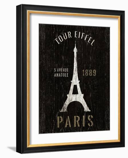 Refurbished Eiffel Tower-Wild Apple Portfolio-Framed Art Print