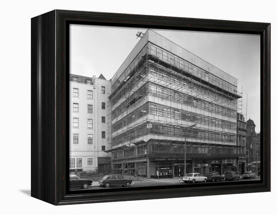 Refurbishment of a Building, Sheffield City Centre, South Yorkshire, 1967-Michael Walters-Framed Premier Image Canvas
