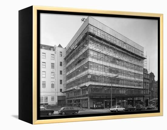 Refurbishment of a Building, Sheffield City Centre, South Yorkshire, 1967-Michael Walters-Framed Premier Image Canvas