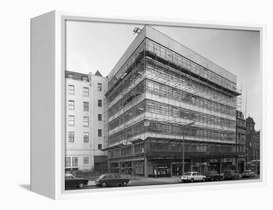 Refurbishment of a Building, Sheffield City Centre, South Yorkshire, 1967-Michael Walters-Framed Premier Image Canvas