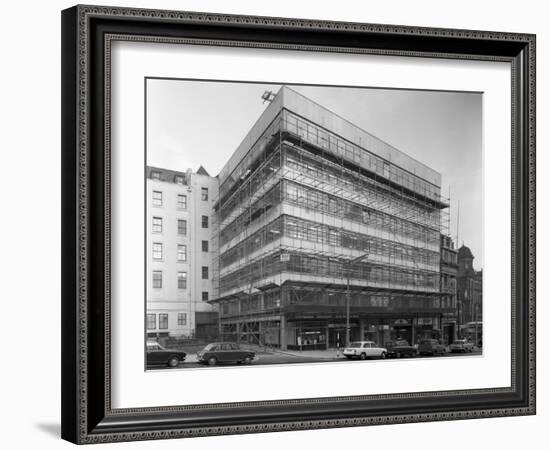 Refurbishment of a Building, Sheffield City Centre, South Yorkshire, 1967-Michael Walters-Framed Photographic Print