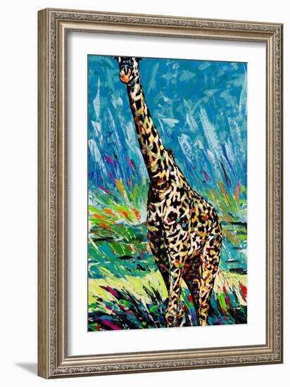 Regal Giraffe I-Carolee Vitaletti-Framed Art Print