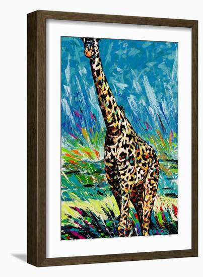 Regal Giraffe I-Carolee Vitaletti-Framed Art Print