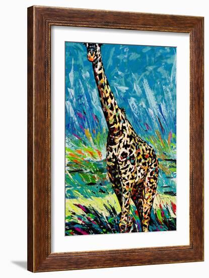 Regal Giraffe I-Carolee Vitaletti-Framed Art Print