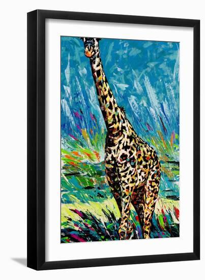 Regal Giraffe I-Carolee Vitaletti-Framed Art Print