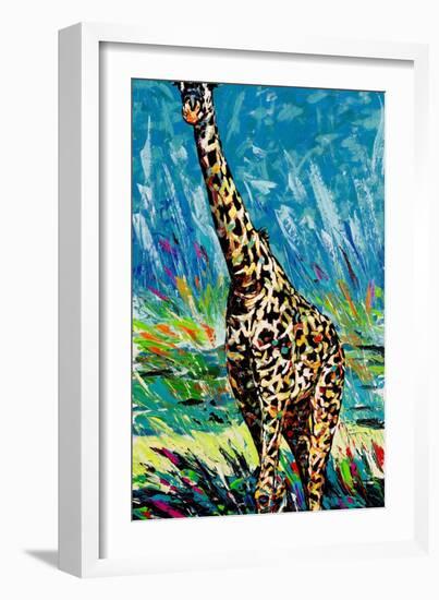 Regal Giraffe I-Carolee Vitaletti-Framed Art Print