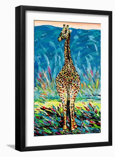 Regal Giraffe II-Carolee Vitaletti-Framed Art Print