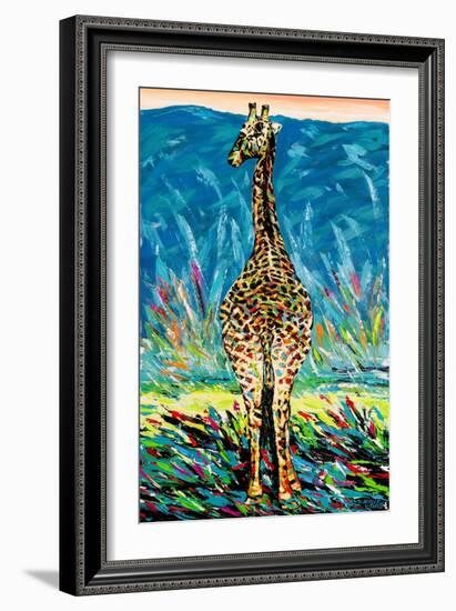 Regal Giraffe II-Carolee Vitaletti-Framed Art Print