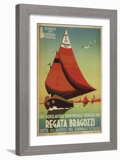 Regata Bragozzi-null-Framed Giclee Print