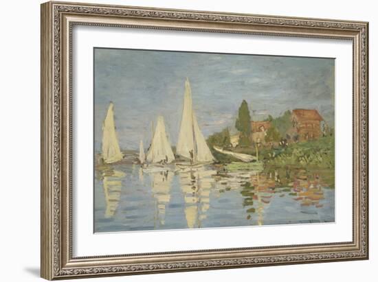 Régates à Argenteuil-Claude Monet-Framed Giclee Print